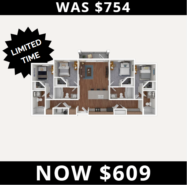4BR/4BA – w/ Balcony