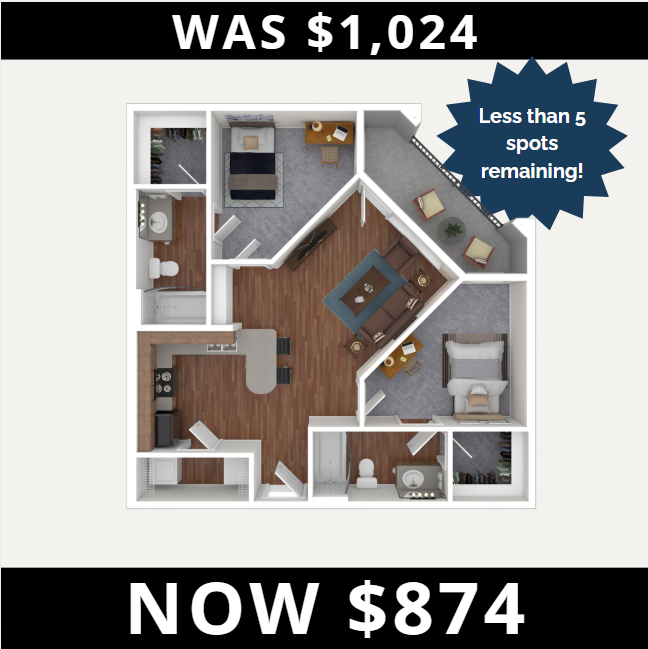 2BR/2BA