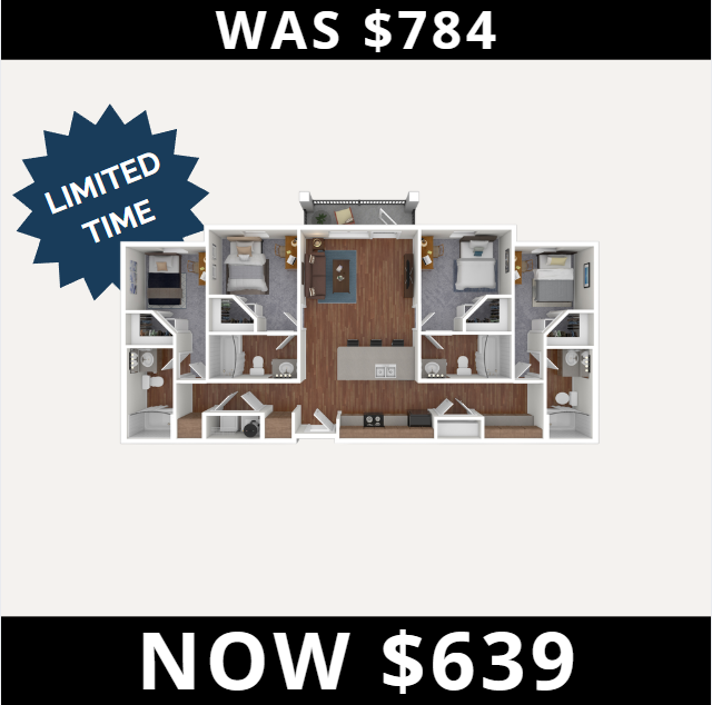 4BR/4BA – w/ Balcony